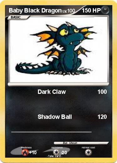 Pokemon Baby Black Dragon