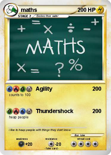 Pokemon maths