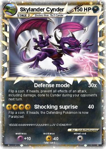 Pokemon Skylander Cynder