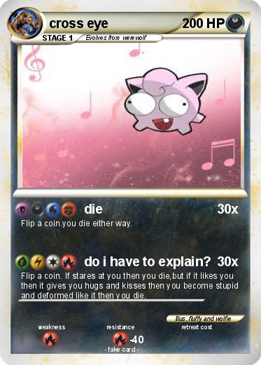 Pokemon cross eye