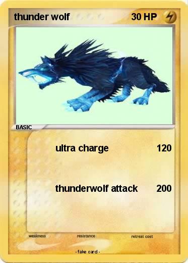 Pokemon thunder wolf
