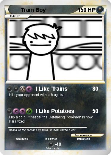 Pokemon Train Boy