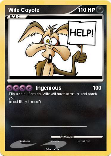 Pokemon Wile Coyote