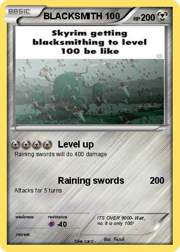 Pokemon BLACKSMITH 100