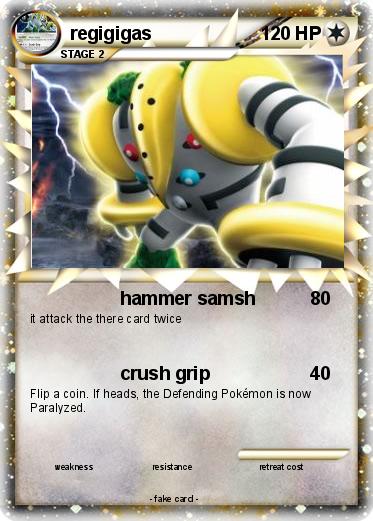 Pokemon regigigas