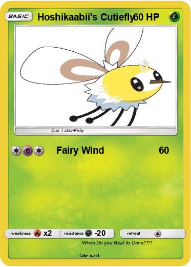 Pokemon Hoshikaabii's Cutiefly