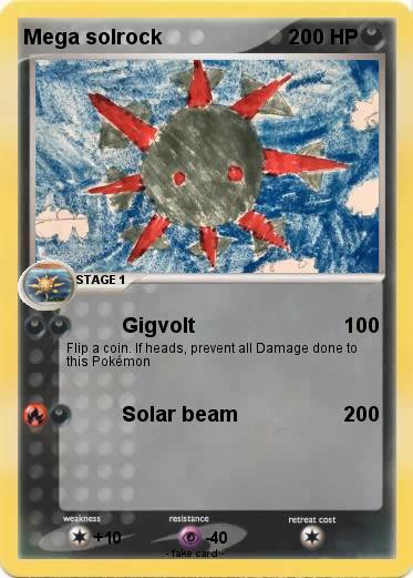 Pokemon Mega solrock