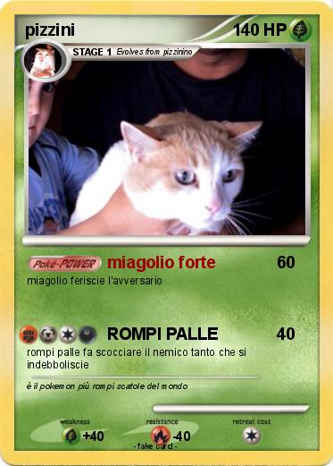 Pokemon pizzini