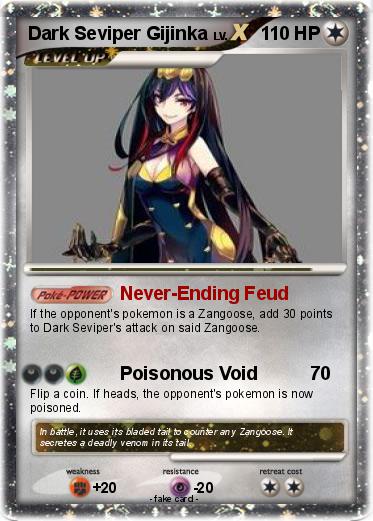 Pokemon Dark Seviper Gijinka