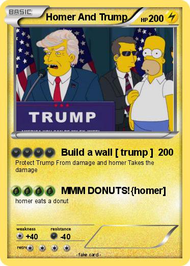 Pokemon Homer And Trump