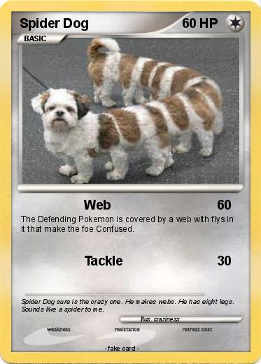 Pokemon Spider Dog