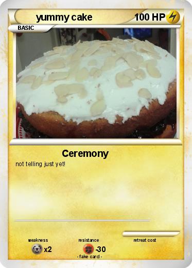 Pokemon yummy cake