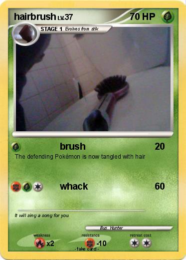 Pokemon hairbrush