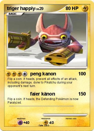 Pokemon triger happiy