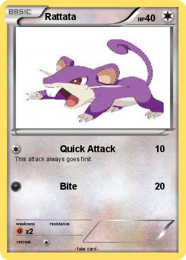 Pokemon Rattata Pokemon Rattata
