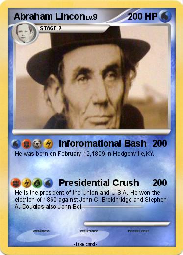 Pokemon Abraham Lincon