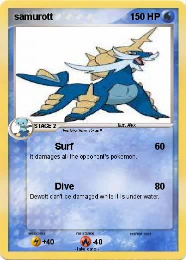 Pokemon samurott