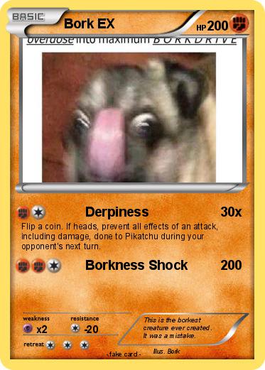 Pokemon Bork EX