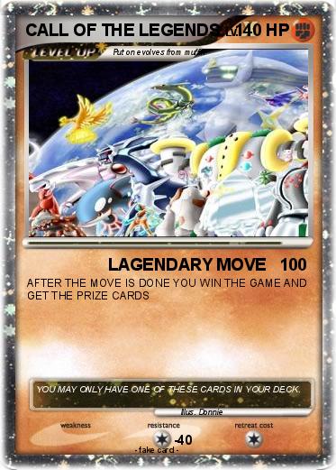Pokemon CALL OF THE LEGENDS