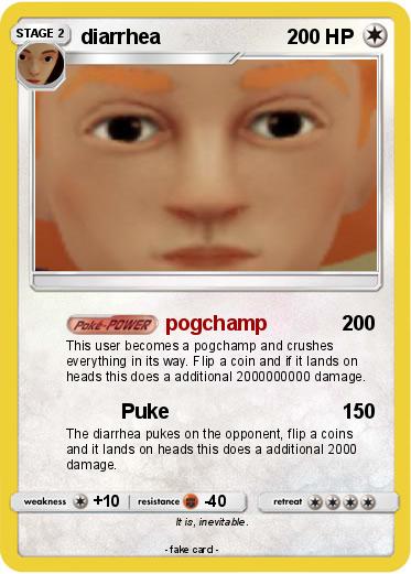 Pokemon diarrhea
