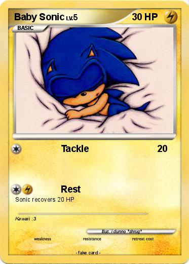 Pokemon Baby Sonic