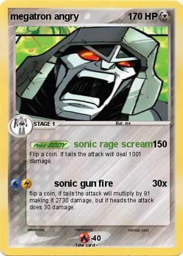 Pokemon megatron angry