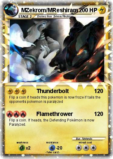 Pokemon MZekrom/MReshiram