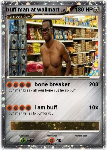 Pokemon buff man at wallmart