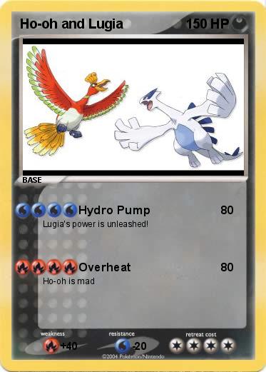 Pokemon Ho-oh and Lugia
