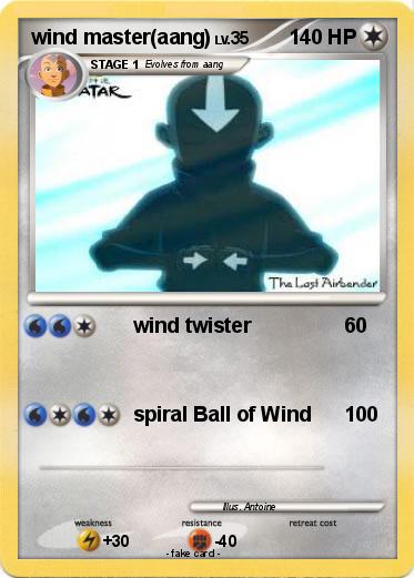 Pokemon wind master(aang)