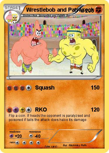 Pokemon Wrestlebob and Patrwreck