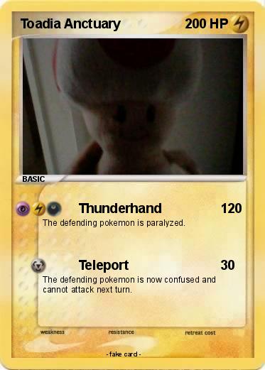 Pokemon Toadia Anctuary