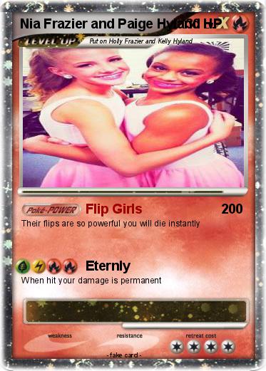 Pokemon Nia Frazier and Paige Hyland