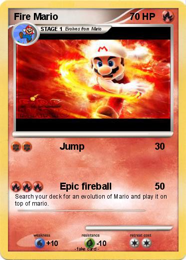 Pokemon Fire Mario