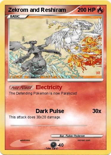 Pokemon Zekrom and Reshiram