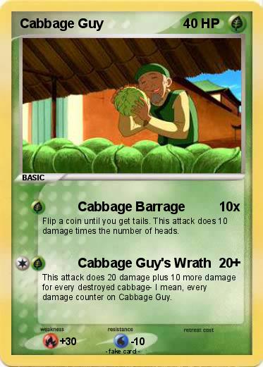 Pokemon Cabbage Guy
