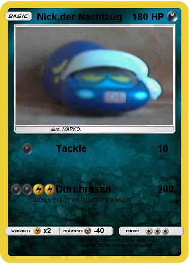 Pokemon Nick,der Nachtzug