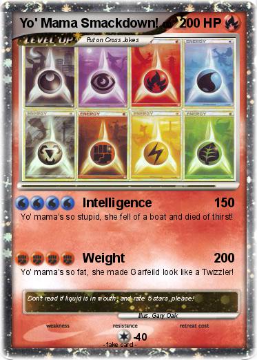 Pokemon Yo' Mama Smackdown!