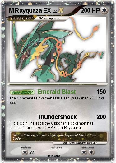 Pokemon M Rayquaza EX