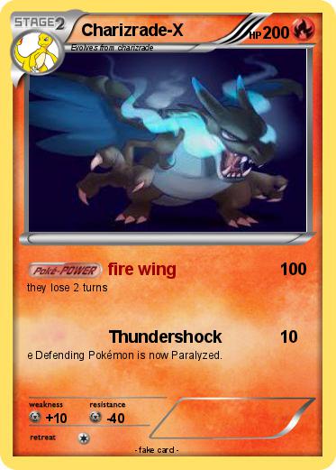 Pokemon Charizrade-X