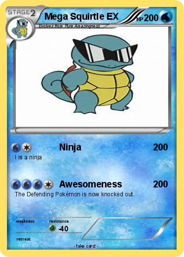 Pokemon Mega Squirtle EX