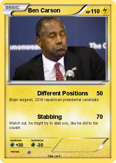 Pokemon Ben Carson