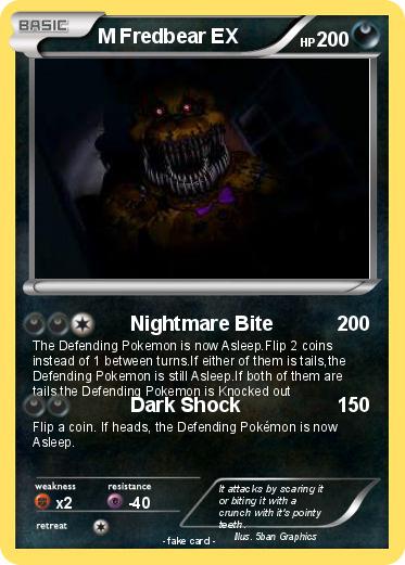 Pokemon M Fredbear EX
