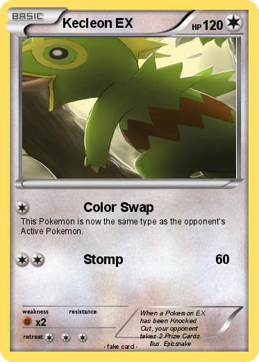 Pokemon Kecleon EX
