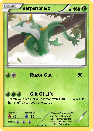 Pokemon Serperior EX