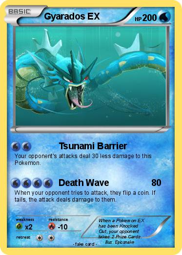 Pokemon Gyarados EX
