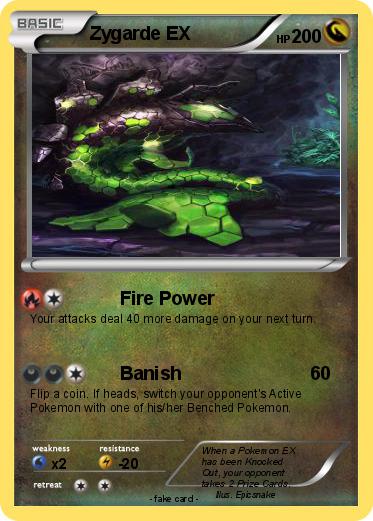 Pokemon Zygarde EX