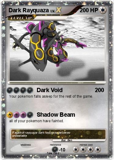 Pokemon Dark Rayquaza