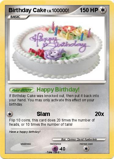 Pokemon Birthday Cake