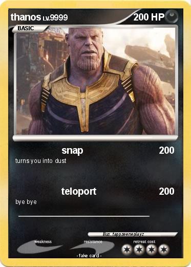 Pokemon thanos